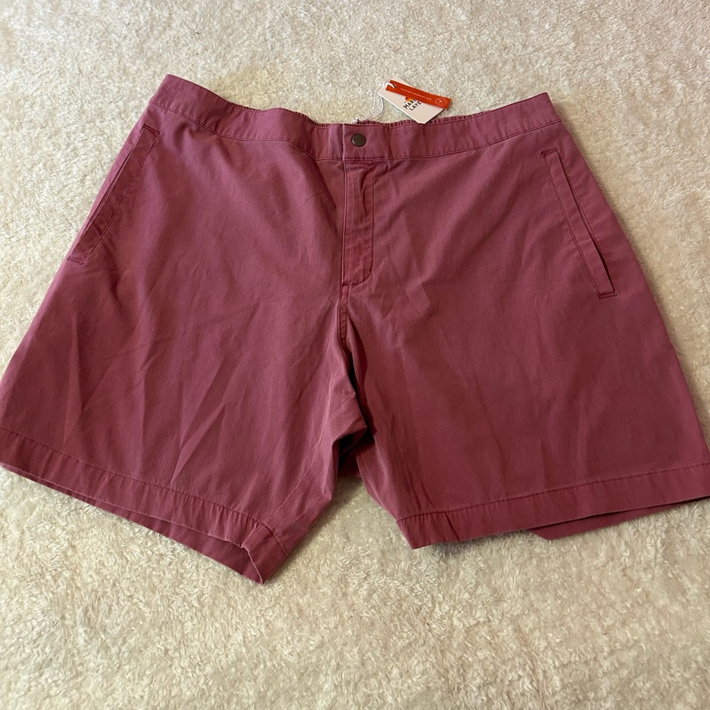 NWT Marine Layer Men Summer Short‎ Faded Cassis Size XL
